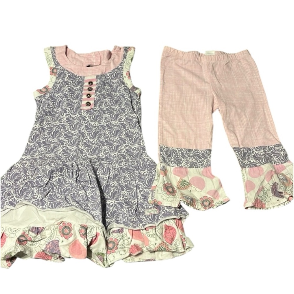 Naartjie Kids (Size - Small - 4) Matching Ruffle Set